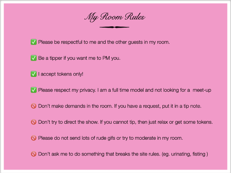 Donna-Cherry My Room Rules image: 1