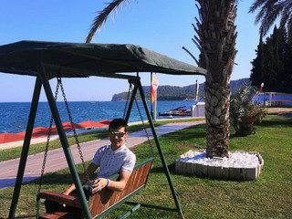 I am resting in Turkey
