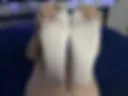 In white socks