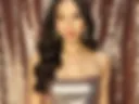album 13 studio rose gold dress