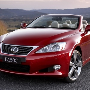 Красный, lexus 