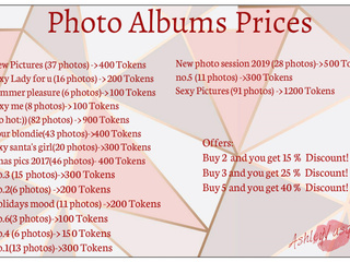 Photo Albums Price List