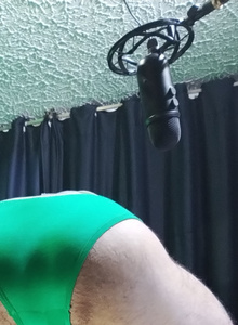 kenllyhot bulge and ass in green underwear photo 10509831