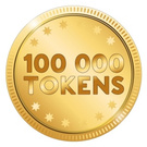100 000 token in one day