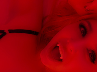 Vampire in red room