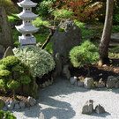 японский сад во дворе