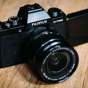 Professional camera.