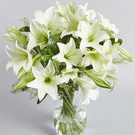 букет белых лилий (white lilies bouqet)