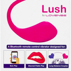 LOVENSE Lush 2 Bullet Vibrator, Redesigned Powerful & Quiet Stimulator, Improved Long Distance Bluetooth Remote Reach with Music Sync, Partner & App Control
