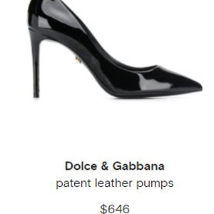 Dolce & Gabbana patent leather pumps