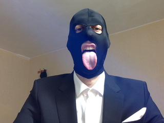 I'm very horny in the suit and mask.
