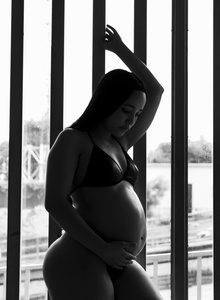 Gisell-Montoy Black and white with my belly ♥♥ photo 9033594