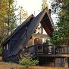 cozy house in the forest