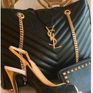 bag and heels to show my sensuality