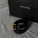 Saint Laurent leather belt