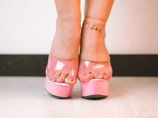 In heels ✨