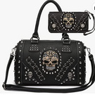 Skull bag and wallet