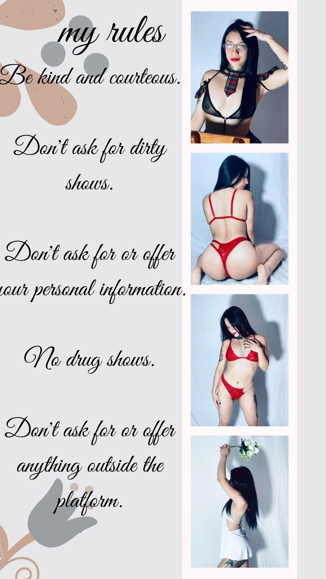 StefannySweet PLEASE FOLLOW MY RULES 😉 image: 1