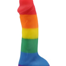 a rainbow dildo