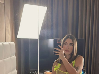 Yellow Lingerie in Mirror
