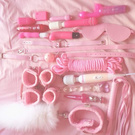 beautiful pink toy kit