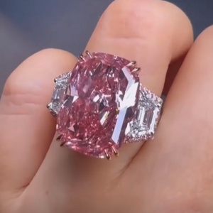 Pink diamond ring
