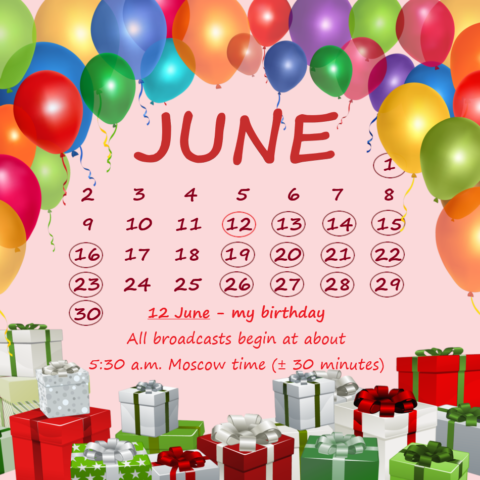 katy-ethereal Streaming schedule for June 🤩 - Streaming schedule for June🤩 image: 1