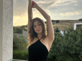 me and beautiful sunset