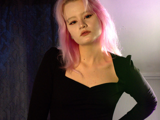 girl in black