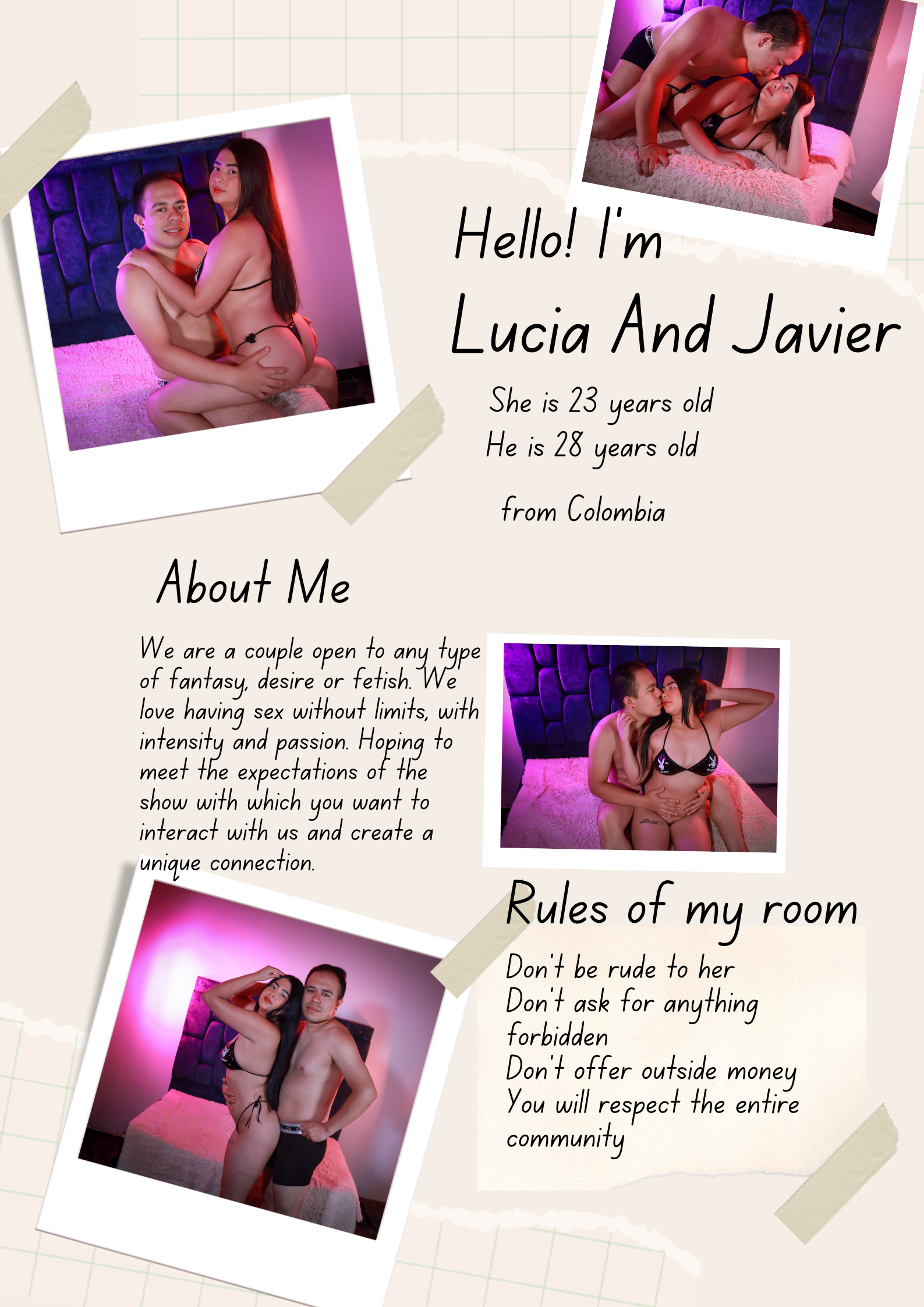 LuciaAndJavier About me image: 1