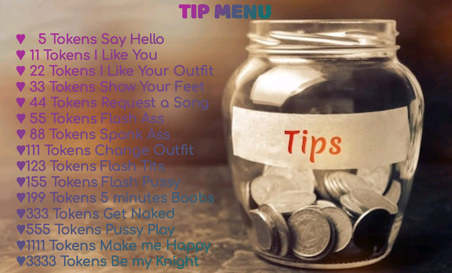 sweetangell TIP MENU image: 1