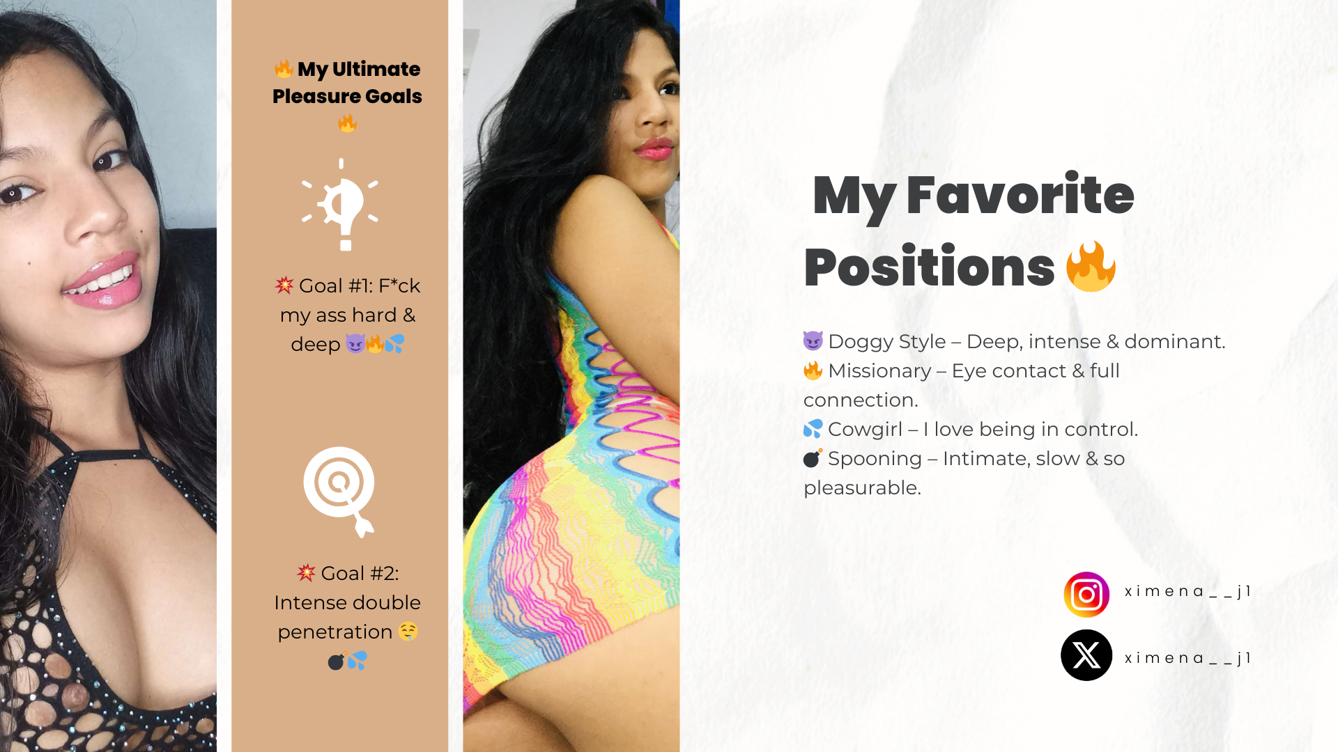 XIMENA1 My Favorite Positions 🔥 image: 1