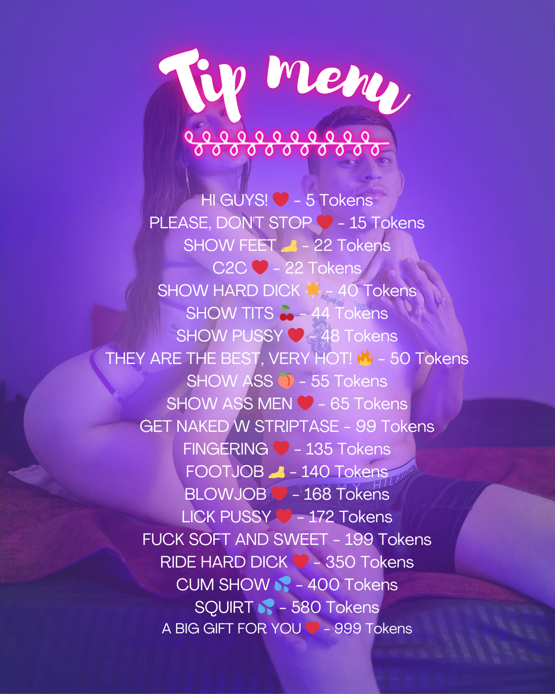 ThomasAndTamara menu image: 1