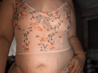 Floral lingerie